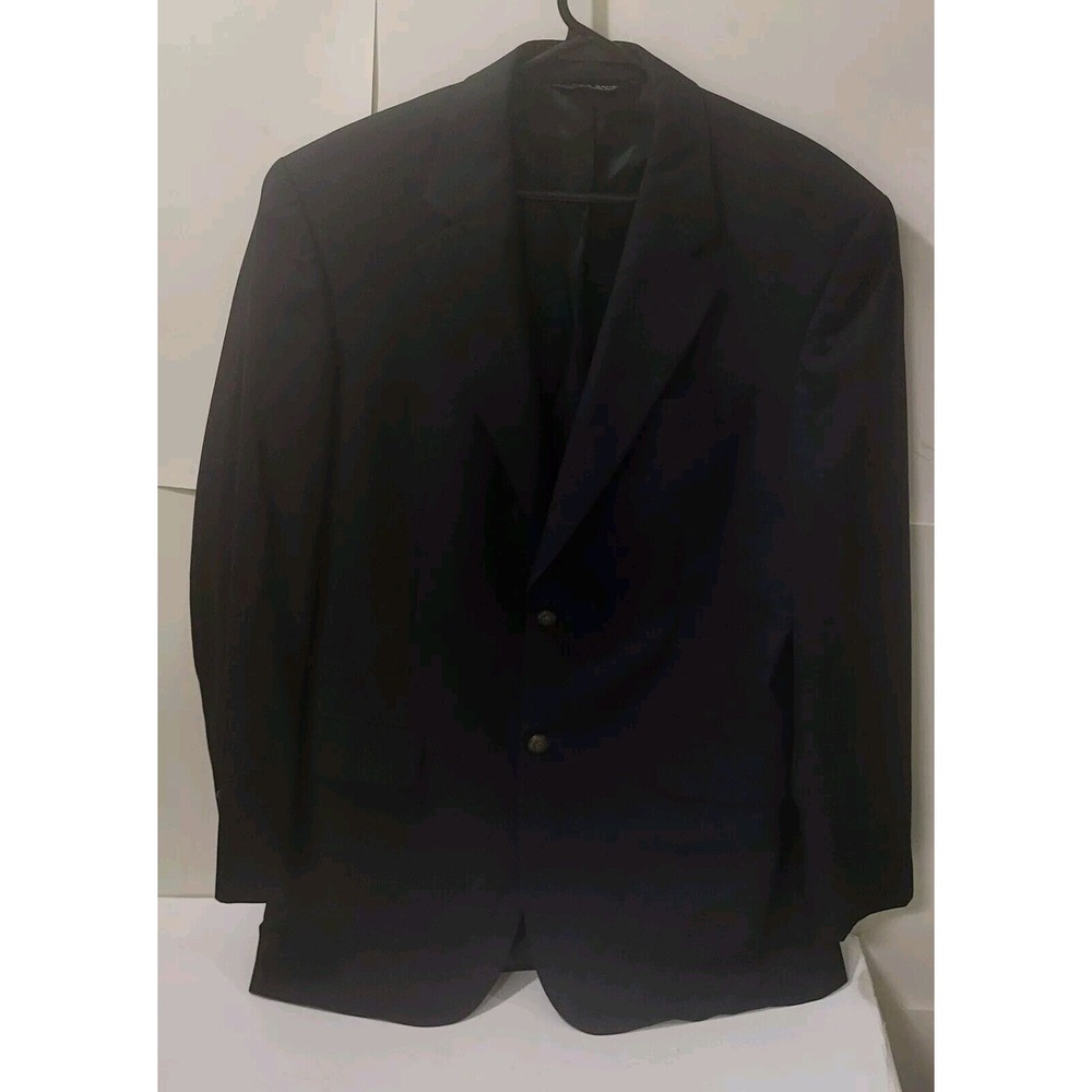 Jos. A Bank Navy Blue Sports Jacket/Blazer, 100% Wool‎ Size 40L